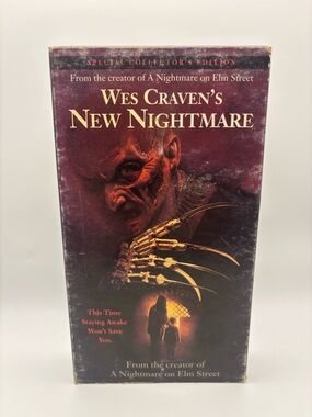 Wes Craven’s New Nightmare VHS Special Collector’s Edition Horror Freddy Krueger
